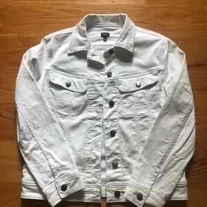 White Jean jacket, Lee, brand, small, bright, white color